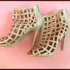 Bebe Gold heels